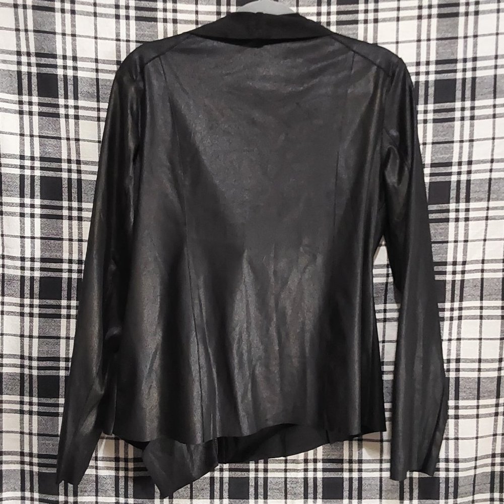 Faux leather jacket
